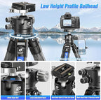 71" Carbon Fiber Travel Tripod - Image 3