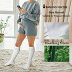 LEVSOX Compression Socks for Pregnant Women 20-30 mmHg Knee High Cute Funny - Image 4