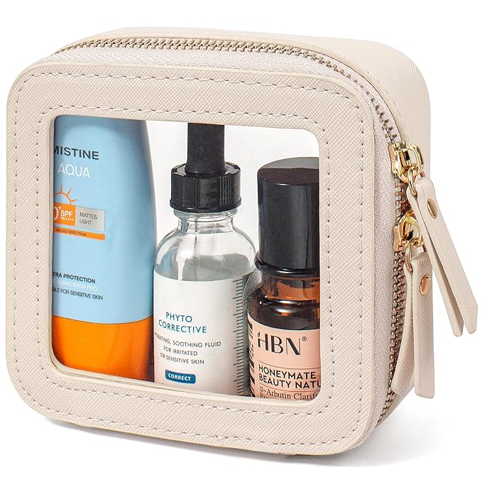LETGO Clear Makeup Bags Small, Small Clear Makeup Bag by LETGO
