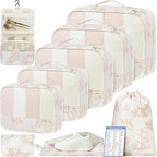 BAGAIL 9 Set Packing Cubes Luggage Packing Organizers by BAGAIL
