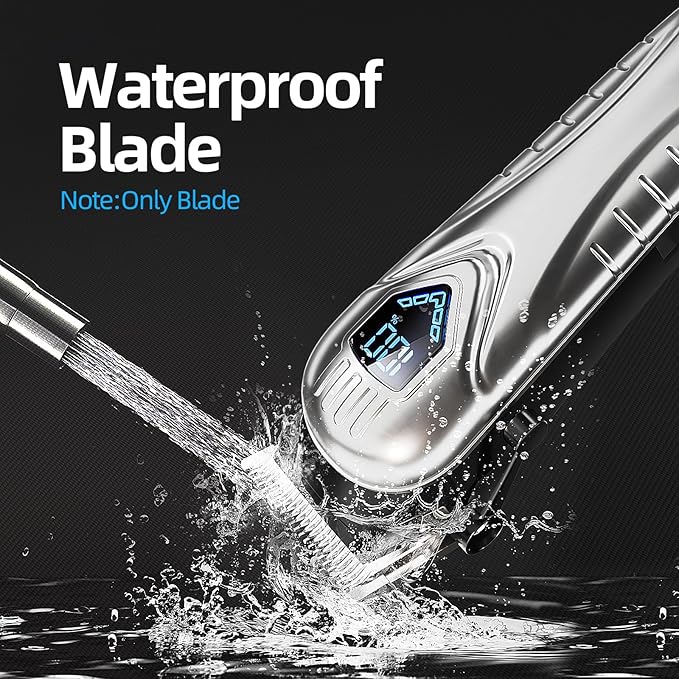 Chicclly Professional Hair Clippers for Men&Women, Low Noise Hair Cutting Kit with 10 Color Combs, LED Display, Gifts for Men, 5H Cordless Clippers and Trimmers Set with Scissors,Cape