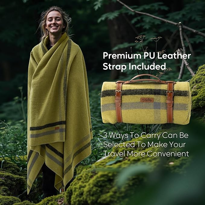 100% Wool Blanket, Military Wool Blanket, Sporting Events, Survival Kits - Image 4