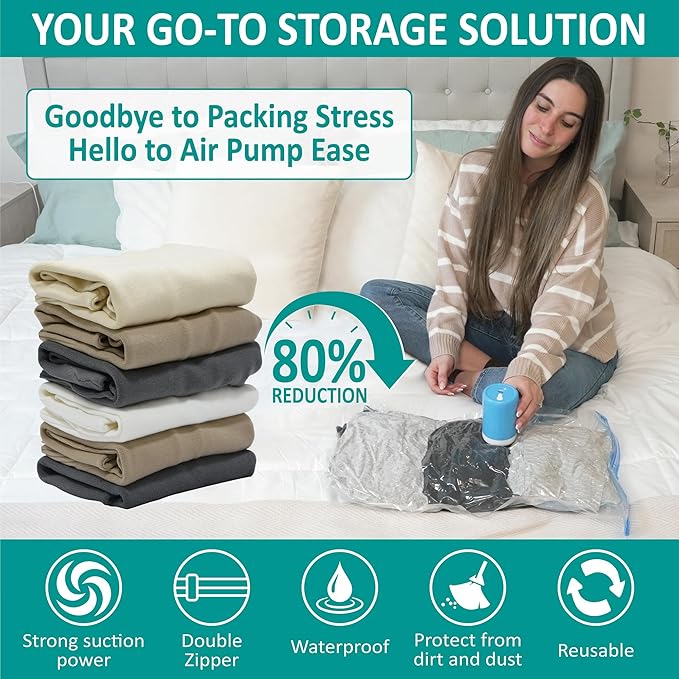 Cozy Essential 30 Pack Vacuum Storage Bags - Image 2