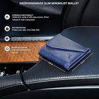 Leather RFID Wallet for Men, Slim Leather Mens Wallet, Handcraft Men's Wallets - Image 4