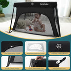 Pamo Babe Travel Crib Lightweight Baby Playard - Image 5