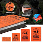 RHINO RESCUE First Aid Splint 36" X 4.3" Orange-Gray, Keep Bones in Position - Image 6