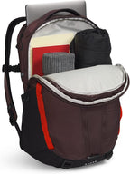 The North Face Surge Commuter Laptop Backpack, Coal Brown/Fiery Red/TNF Black - Image 4