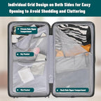 Carry-on 20 Inch and 28 Inch Square Thickened ABS+PC Hard Shell luggage - Image 5