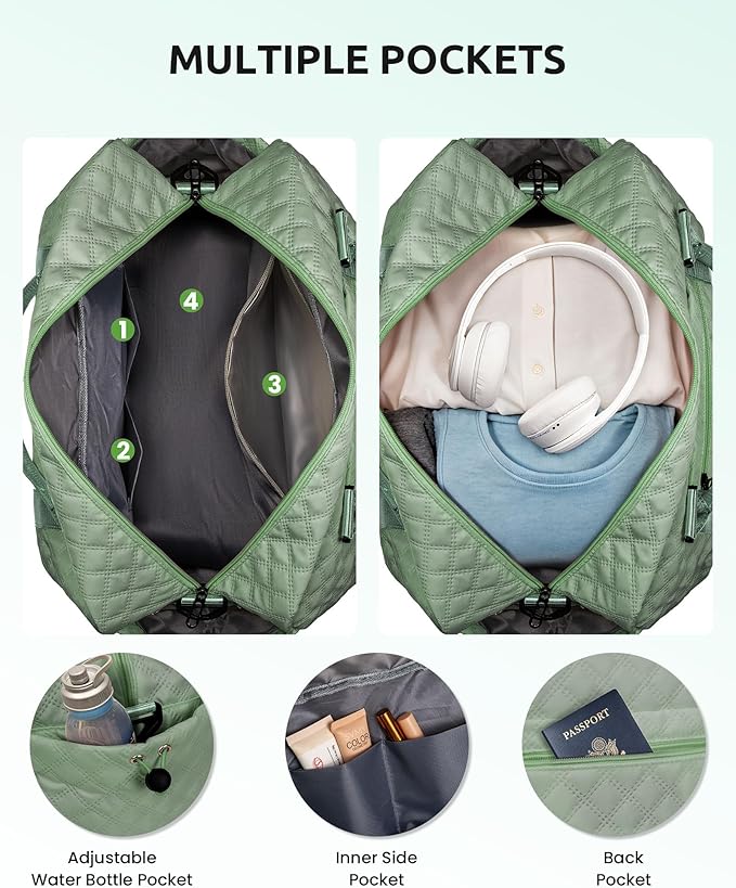 Gifts for Daughter Age 8 9 10 11 12 13 14-Initial Travel Bag - Image 3