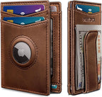 Airtag Wallet for Men- with Money Clip Gift Boxed, Magnetic Closure Slim by Miyozi
