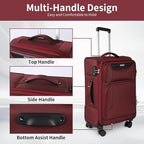 3-Piece Softside Expandable Luggage Set - Image 4
