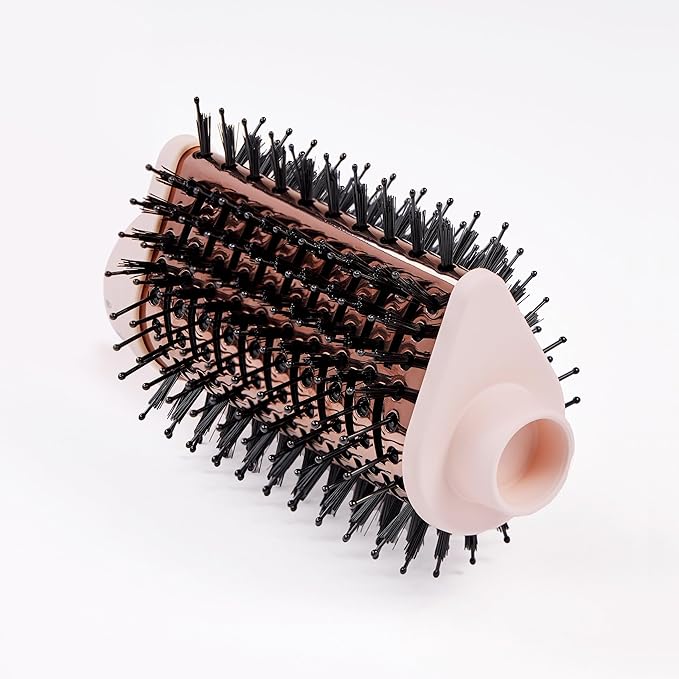 L'ANGE HAIR Multi-Volume Dryer Brush Attachment | Titanium Blow Dryer Brush Barrel for Volumizing & Styling | Tool Sold Separately | Attachment - Blush - Teardrop 65mm