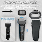 HUMMINGBIRD MK7 Premium Foil Face Shaver, Four Blade Foil Shaver - Image 6