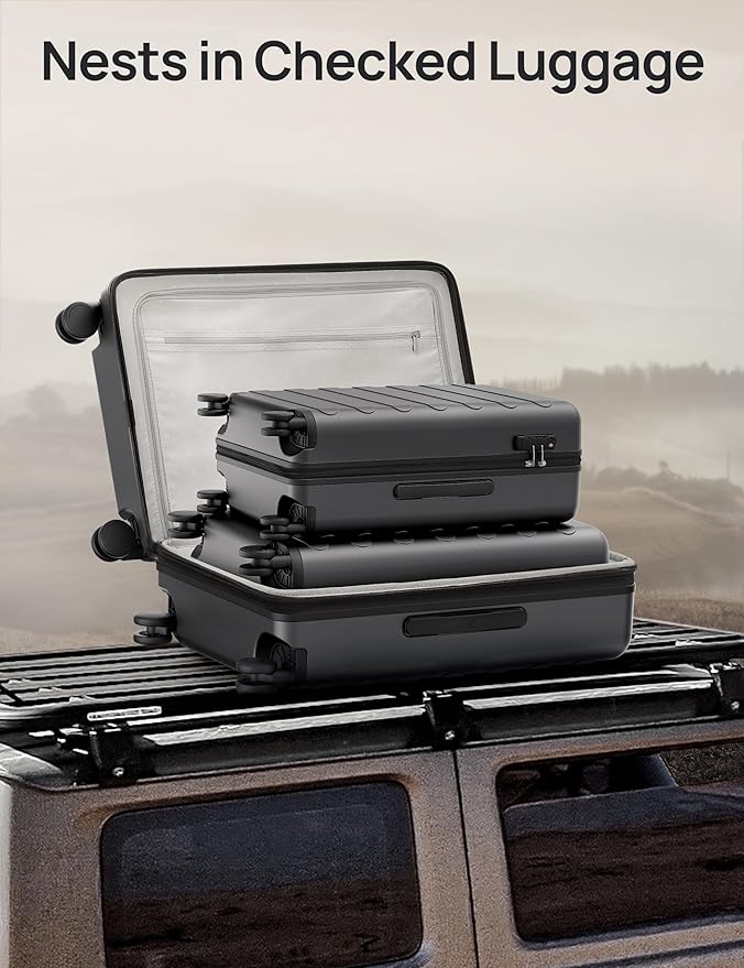 Carry on Luggage 22 X 14 X 9 Airline Approved, 20 Inch Luggage - Image 8