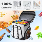 Beach Cooler Backpack for Men 36cans Insulated Backpack Cooler Lunch Bag for - Image 6
