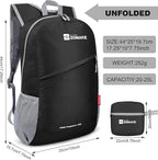 ZOMAKE Lightweight Packable Backpack 20L, Foldable Backpacks Small Daypack - Image 2