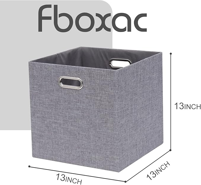 Collapsible Organization Basket Fabric Foldable Box - Image 2