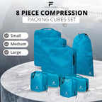 8 Piece Compression Packing Cubes Set - Image 2