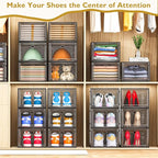 7 code Thicken & Sturdy Clear Shoe Storage Organizer - Image 8