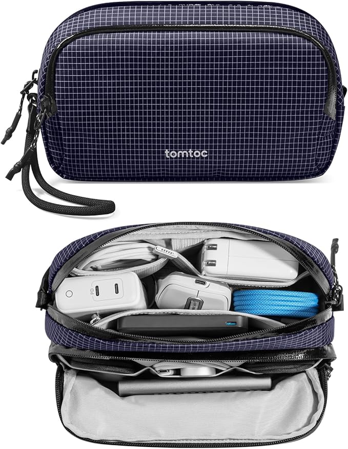 tomtoc Electronic Organizer Travel Case Performance, Water Resistant Dual by tomtoc