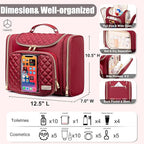 Travel Toiletry Bag for Women, Hanging Toiletry Bag, Bathroom Bag Portable - Image 5
