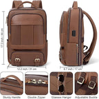 Tzowla Leather Laptop Backpack, Bag - Image 4