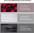 0 Degree Sleeping Bag 100% Cotton Flannel XXL - Image 3