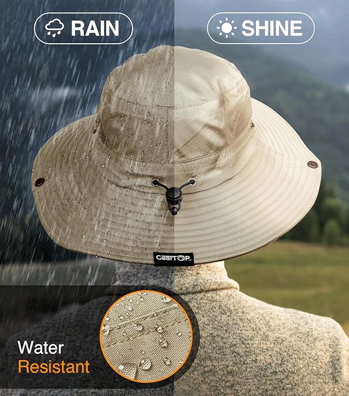 GearTOP Safari Sun Hat for Men and Sun Hats for Women UV Protection UPF 50+ - Image 5