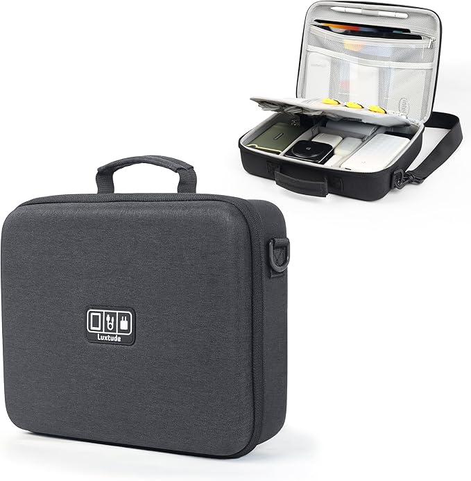 Luxtude Electronics Organizer Travel Case Large, Tech Organizers Travel Case by Luxtude