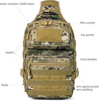 15L Tactical Crossbody Sling Bag | Everyday One Shoulder Backpack Fit 12 Inch - Image 4