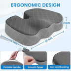 TushGuard Office/Car Seat Cushion, Non-Slip Sciatica & Back Coccyx Tailbone - Image 2