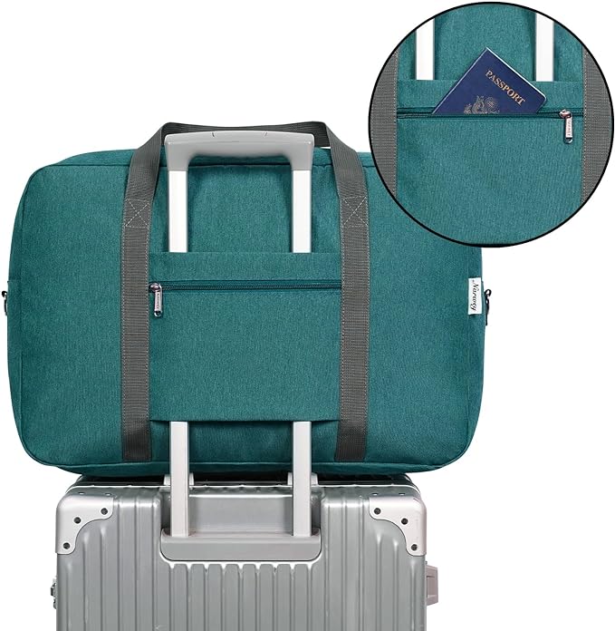 For United Airlines Foldable Carry on Bag 22x14x9 Travel Duffel Bag Packable - Image 5