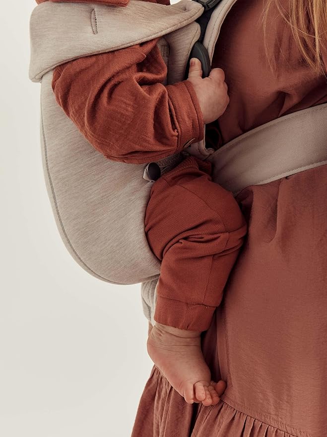 BabyBjörn Baby Carrier Mini, 3D Jersey, Light Beige | Newborn Carrier, - Image 8