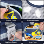 Accmor Toddler Harness Leash + Reflective Anti Lost Wrist Link, Cute Car Kids - Image 2