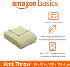 Amazon Basics Chunky Cable Knit Throw Blanket - Image 2