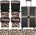 2 Pack Luggage Straps for Suitcases, Adjustable Travel Belt by ZHOMA