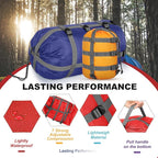 5 Pack Compression Stuff Sack 5 Assorted Size Sleeping Bag Stuff Sack - Image 3