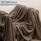 PHF Ultra Soft Fleece Blanket King Size, No Shed No Pilling Luxury Plush Cozy - Image 3
