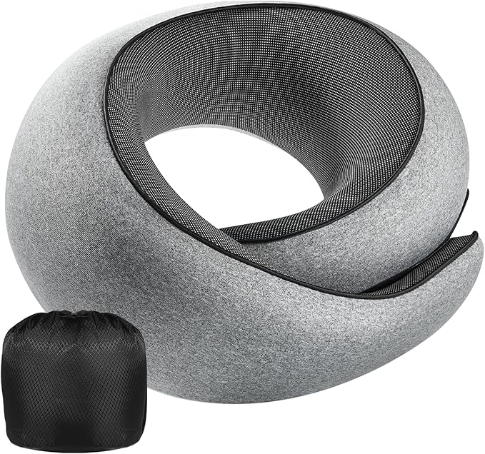 Neck Pillow Airplane, 100% Pure Memory FoamTravel Neck Pillow Travel Neck by 4litamz