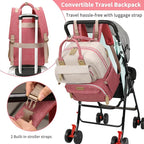 Diaper Bag Backpack, Baby Girl Diaper Bag, Large Diaper Bag Backpack Gift - Image 6