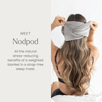 Nodpod Gentle Pressure Sleep Mask | Patented Light Blocking Design - Image 2