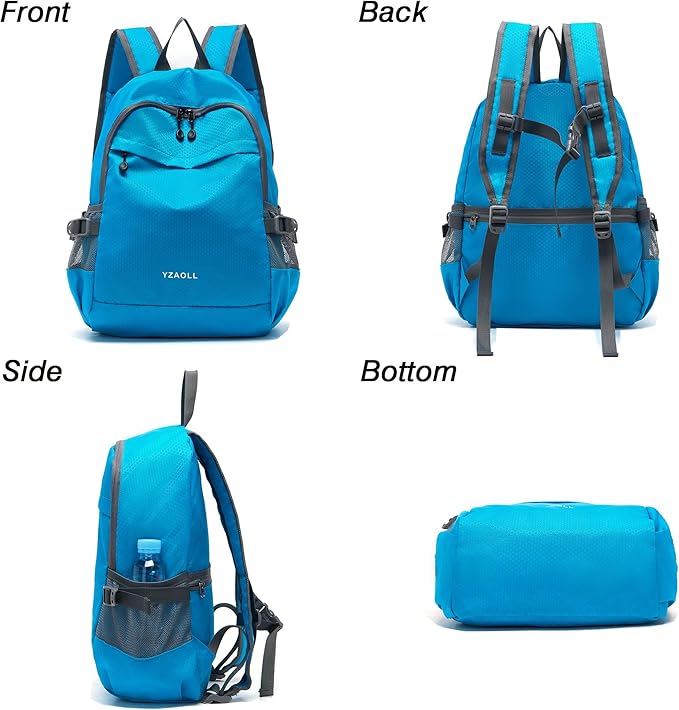 YZAOLL Small Lightweight Packable Hiking Backpack, 20L Hiking Backpack Day Pack - Image 8