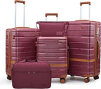 Luggage Sets 3 Piece with TSA Lock Hardside PC+ABS Carry On Suitcase with YKK by Unknown