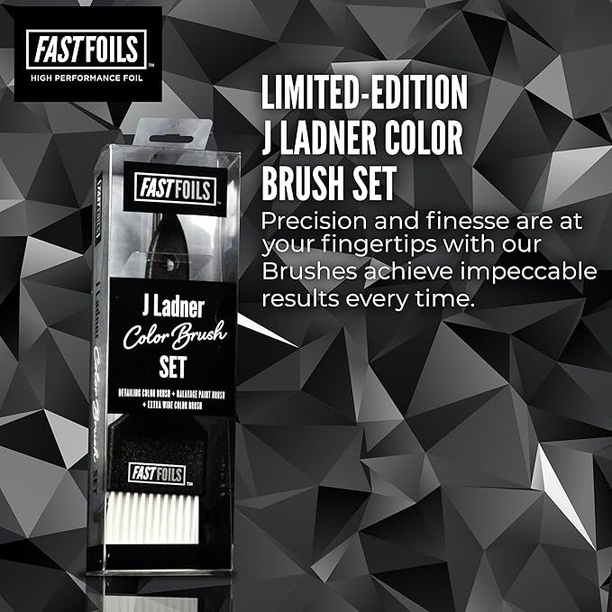 J Ladner Professional Hair Color Brush Set - Versatile Salon Quality Hair Styling Tools for Detailing and Balayage for Hairstylists
