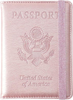Eoehro Passport and Vaccine Card Holder, Passport Holder Vaccine Card Slot by welcometoEoehro