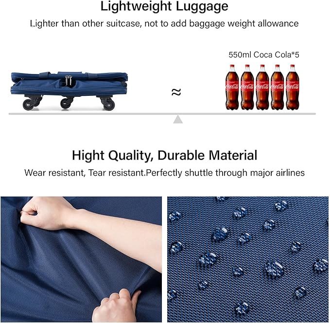 Hanke Expandable Collapsible Luggage - Image 6