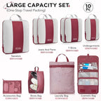 10 Set Compression Packing Cubes - Image 2