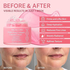 PDRN Capsule Cream with Vitamin C & Collagen – Korean Boba Moisturizer for Face, Pink Jelly Cream for Deep Hydration, Skin Repair, and Glow – Korean Skincare Gel for All Skin Types