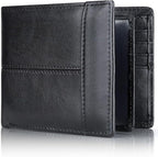 Swallowmall Mens Wallet Rfid Blocking Leather Wallet by Swallowmall
