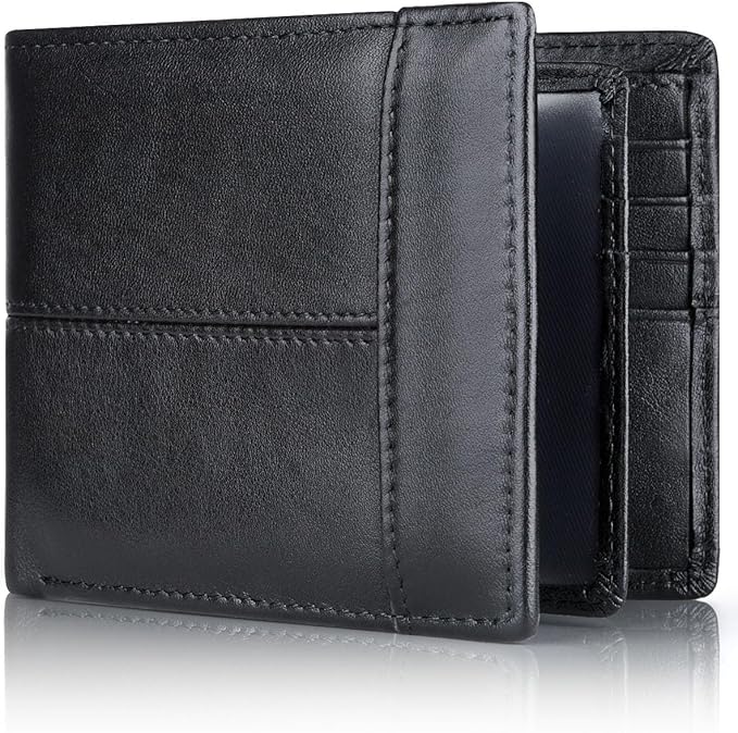 Swallowmall Mens Wallet Rfid Blocking Leather Wallet by Swallowmall